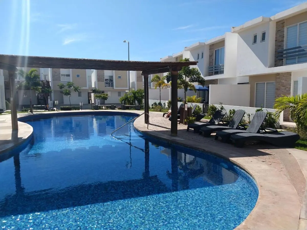 Сasa de vacaciones Almar 1811/Casa-3Habitaciones/Piscina Mazatlán México